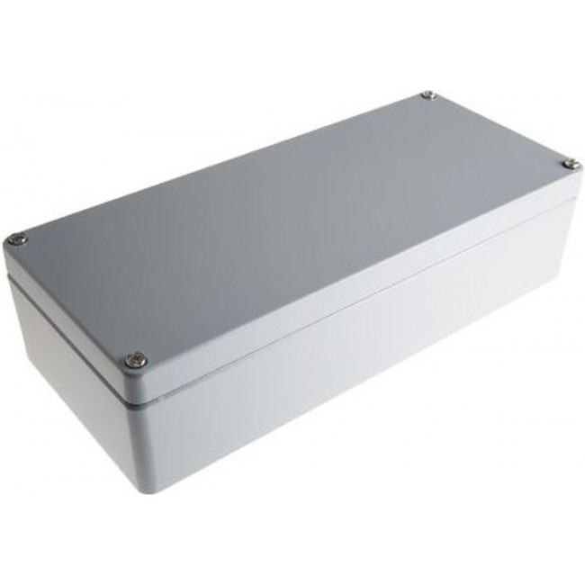 01163609, Aluminium Standard Series Grey Die Cast Aluminium Enclosure, IP66, IK09, Grey Lid, 360 x 160 x 90mm