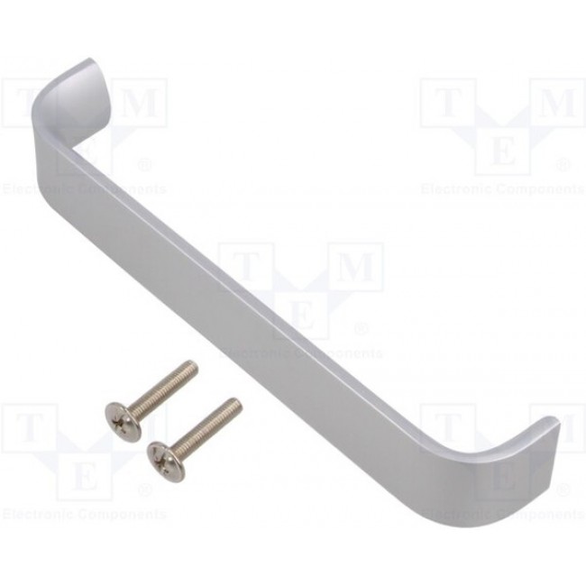 UA-00-347160, Handle; aluminium; natural; H: 30mm; L: 168mm; W: 25mm