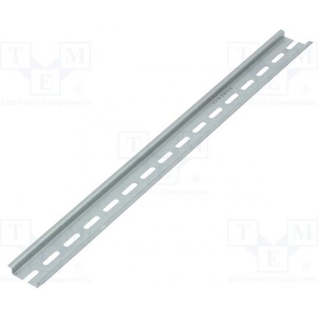 2317000, DIN rail; steel sheet; W: 35mm; L: 387mm; AE,KL,KL-HD; Plating: zinc