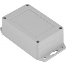 Grey ABS Enclosure, IP65, IK08, Flanged, Grey Lid, 105 x 70 x 40mm