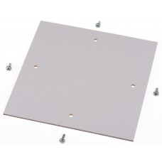 19508701, Plastic Mounting Plate, 3mm H, 150mm W, 150mm L for Use with TK Enclosure