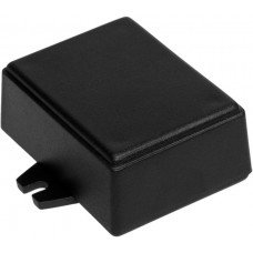 Black ABS Enclosure, IP53, Black Lid, 66 x 49 x 28mm