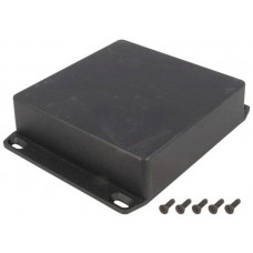 1590WQFLBK, Box Aluminum Black Cover Included 4.724" L x 4.724" W (120.00mm x 119.99mm) X 1.339" (34.00mm)