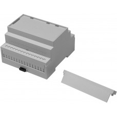 Solid Top Enclosure Type, 88 x 90 x 58mm, Polycarbonate DIN Rail Enclosure Kit