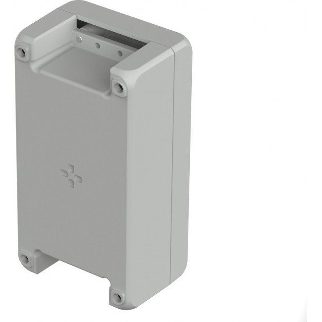 00163125, Bocube Alu Series Light Grey Aluminium General Purpose Enclosure, IP66, IP68, IP69, IK09, Light Grey Lid, 159 x