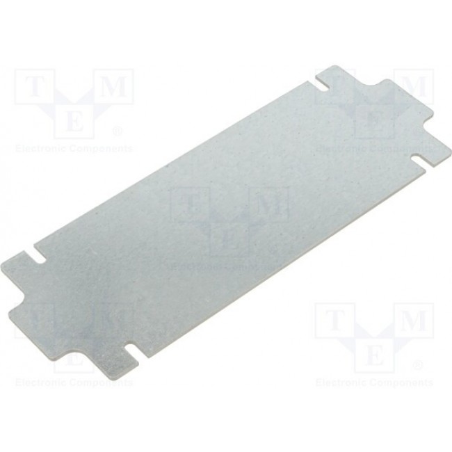 ZMB190.75, Mounting plate; steel; W: 64.45mm; L: 181.15mm; Thk: 1.5mm