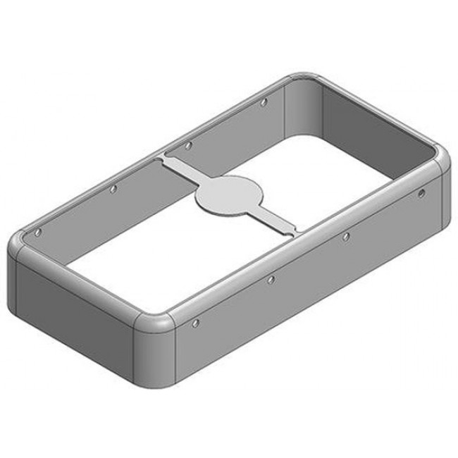 MS513-10F, EMI Gaskets, Sheets, Absorbers & Shielding 51.3 x 26.5 x 9.5mm Two-piece Drawn-Seamless RF Shield/EMI Shield FRAME (CRS)