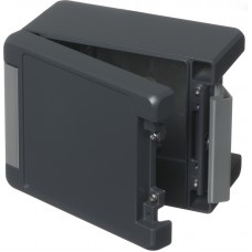 00123234, Bocube Alu Series Graphite Grey Aluminium Enclosure, IP66, IP68, IP69, IK07, IK08, Graphite Grey Lid, 159 x 128 x