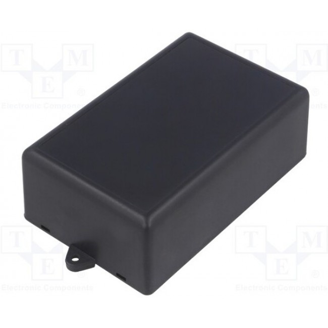 CP-19-27 BLACK, Корпус универсальный, Х 70мм, Y 109мм, Z 40мм, с креплениями, ABS