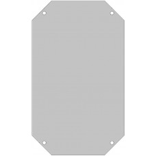 MPS ARCA 8060, Galvanised Steel Mounting Plate, 2mm H, 540mm W, 2mm L for Use with ARCA 6080, ARCA 8060