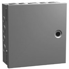 CHKO864, Electrical Enclosures N1 Hinge Cover w/KO's - 8 x 6 x 4 - Steel/Gray