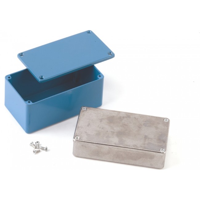 462-0010A, 462 Series Grey Die Cast Aluminium Enclosure, 89 x 35 x 30mm