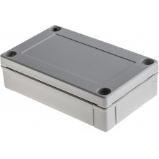 PC 100/35 LG ENCLOSURE, Enclosure Polycarbonate, Grey cover, Low base, 130 x 35 x 80 mm