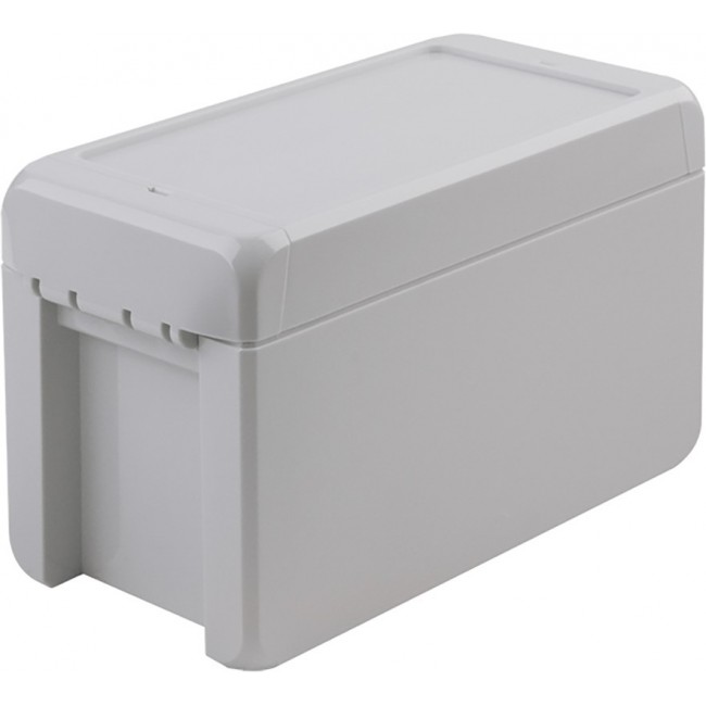 96033135 B 140809 ABS-7035, Bocube Series Light Grey ABS Enclosure, IP66, IP68, Light Grey Lid, 151 x 80 x 90mm