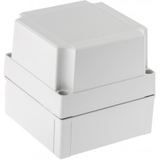 ABS 125/125 HG ENCLOSURE, Enclosure ABS, Grey cover, high base 125x130x130mm, Light Grey, ABS, IP67