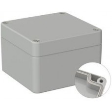 5U220700, Plastic Enclosure 120x122x85mm Grey Polycarbonate IP65