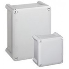 0 350 22, Grey Plastic Enclosure, IP66, IK08, Grey Lid, 200 x 160 x 94mm