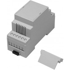 Open Top, Vented Sides Enclosure Type, 36 x 90 x 58mm, Polycarbonate DIN Rail Enclosure Kit