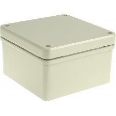 Grey Die Cast Aluminium Enclosure, IP66, Grey Lid, 166 x 166 x 100mm