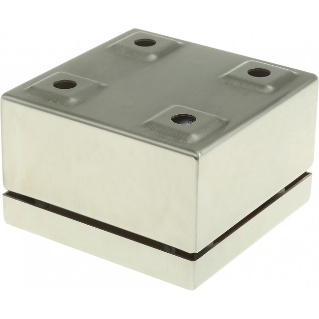 371010060, Stainless Steel Enclosures Series Stainless Steel Wall Box, IP66, 100 mm x 100 mm x 61mm