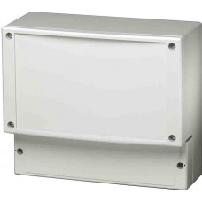 PC 21/18-FC3 ENCLOSURE, Grey Polycarbonate Enclosure, IP65, Transparent Lid, 213 x 185 x 102mm