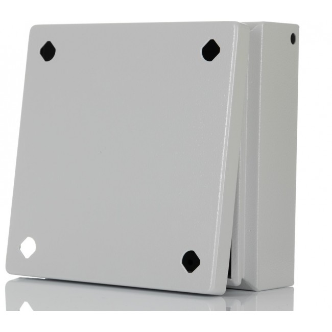 1516000, KX Series RAL7035 Steel Enclosure, IP66, IK08, 200 x 200 x 80mm