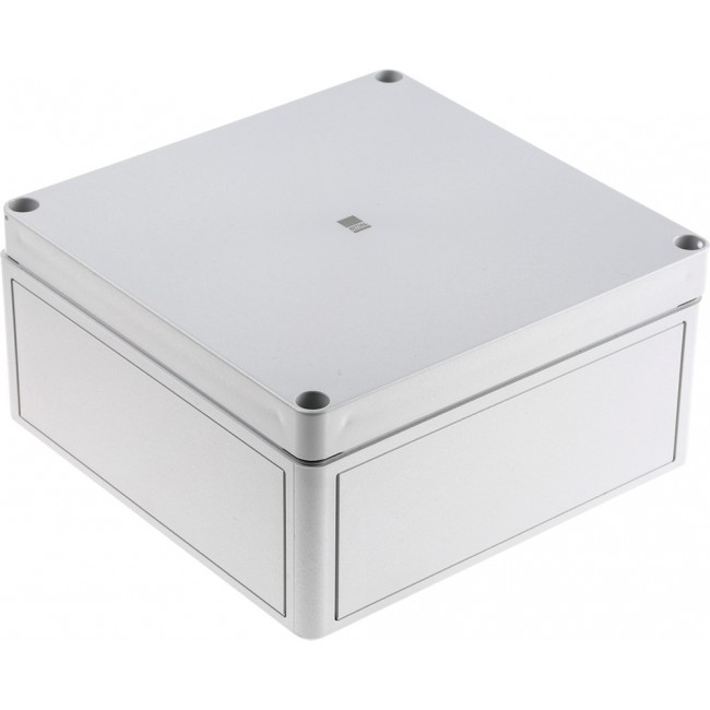 9517000, PK Series Grey Polycarbonate Enclosure, IP66, IK08, Flanged, Grey Lid, 182 x 180 x 90mm