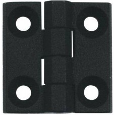 399124, LEAF HINGE 60X60 ZAMAK BLACK POW