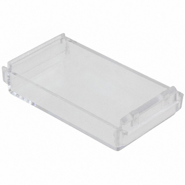 2947132, Plastic, Polycarbonate Cover, Lid 1.496" L x 0.984" W x 0.265" H (38.00mm x 25.00mm x 7.50mm) Clear