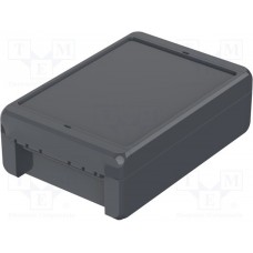 B 181306 ABS 7024, Enclosure: multipurpose; X: 125mm; Y: 191mm; Z: 60mm; BOCUBE; ABS