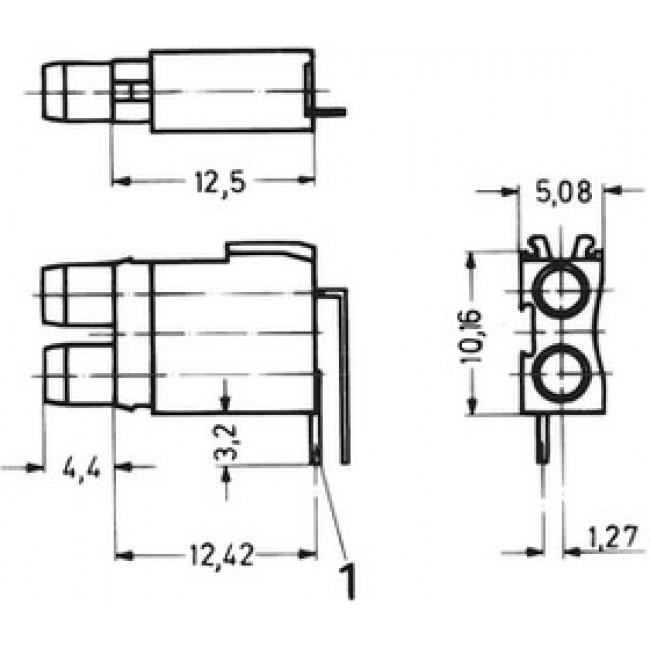 69004131, TEST SOCKET 2MM DOUBLE SHORT