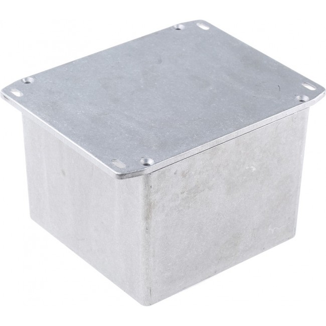 Aluminum die cast enclosure, (L x W x H) 119 x 120 x 94 mm, natural, IP54, 1590VFL