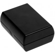 Black ABS Enclosure, 65.5 x 46.5 x 26.5mm