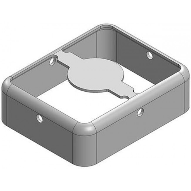 MS168-10F, EMI Gaskets, Sheets, Absorbers & Shielding 16.8 x 13.5 x 5mm Two-piece Drawn-Seamless RF Shield/EMI Shield FRAME (CRS)