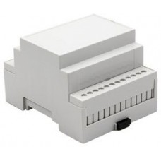 CBARD-DR-4-GRY, Din Rail Enclosure 90x88x58mm Grey Polycarbonate