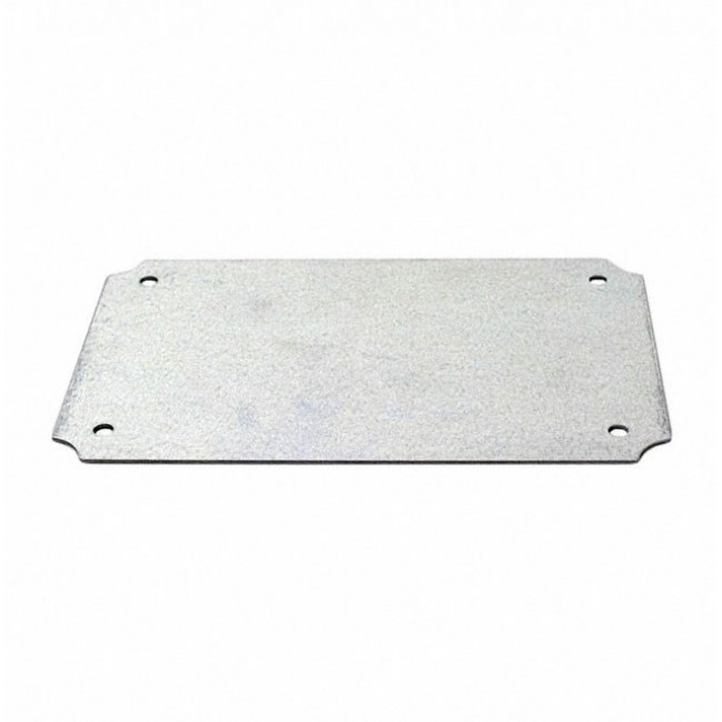 PTX-11064-P, Plastic, ABS Panel, Inner 13.701" L x 9.764" W x 0.157" H (348.00mm x 248.00mm x 4.00mm) Gray