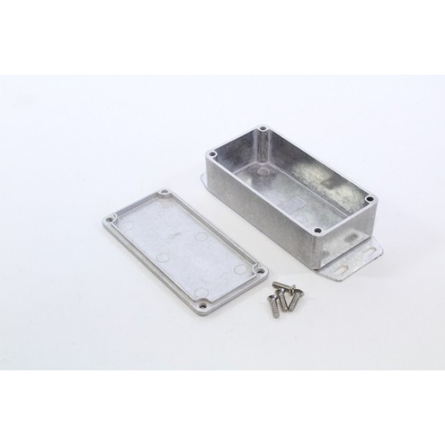 1590G2F, 1590 Series Die Cast Aluminium Enclosure, IP54, Flanged, 101 x 101 x 31mm