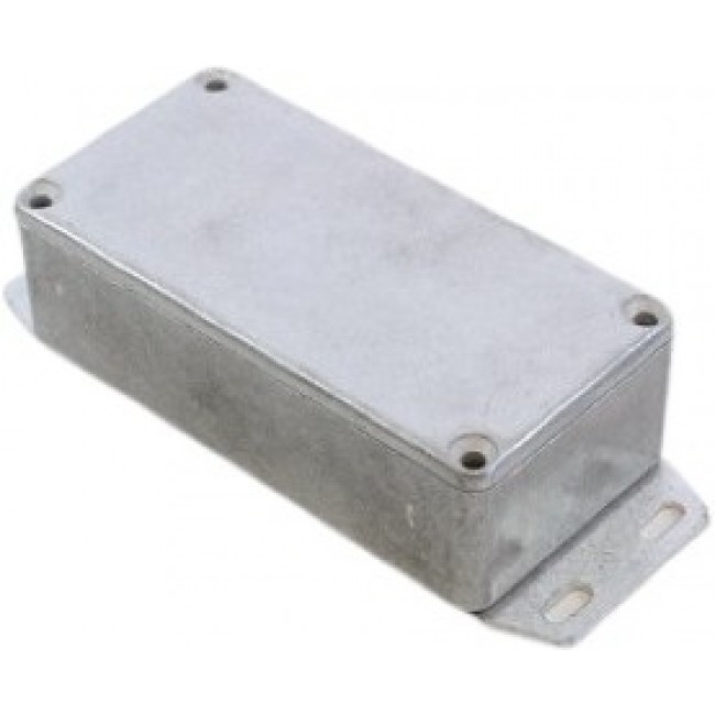 1590G2F, 1590 Series Die Cast Aluminium Enclosure, IP54, Flanged, 101 x 101 x 31mm