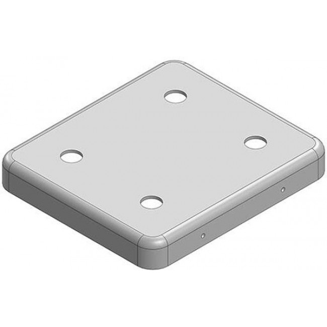 MS220-10CP, 22.6 x 19.9 x 3mm Two-piece Drawn-Seamless RF Shield/EMI Shield COVER Perforated (CRS)