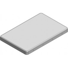 MS434-10C, RF Shield Cover 1.142" (29.00mm) X 1.732" (44.00mm) Non-Vented Snap Fit