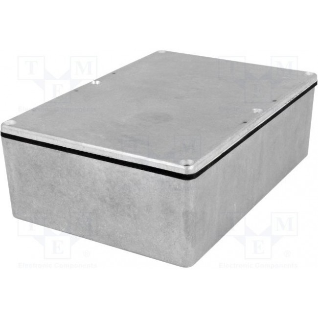 1550WE, Enclosures, Boxes, & Cases Light Duty Aluminum 6.8x2.1x4.8"Natural