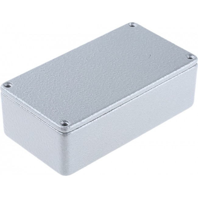 RTM5004/14-PAT, 5000 Series Grey Die Cast Aluminium Enclosure, IP54, Grey Lid, 120 x 66 x 40mm