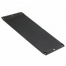 1591FABK, Plastic Cover, Lid 4.933" L x 1.854" W x 0.118" H (125.30mm x 47.09mm x 3.00mm) Black