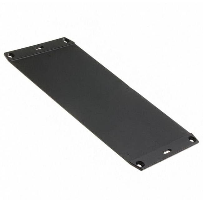 1591FABK, Plastic Cover, Lid 4.933" L x 1.854" W x 0.118" H (125.30mm x 47.09mm x 3.00mm) Black