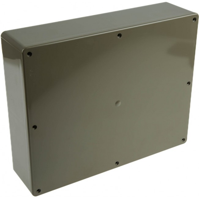 Grey ABS General Purpose Enclosure, IP54, Grey Lid, 200 x 250 x 65mm