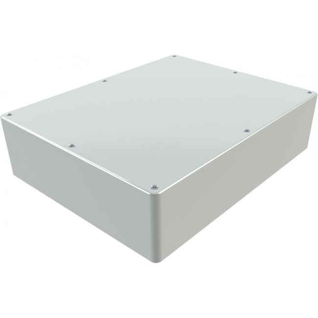 Grey ABS General Purpose Enclosure, IP54, Grey Lid, 200 x 250 x 65mm