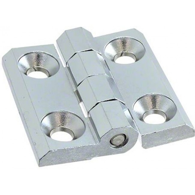 399114, LEAF HINGE 60X60 ZAMAK CHROME FI