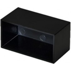 ABS module enclosure, (L x W x H) 38 x 20 x 20 mm, black (RAL 9005), IP00, A8038209