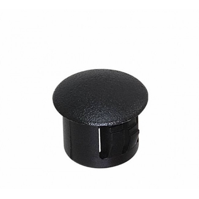 62MP0437, Hole Plug 0.437" (11.10mm) Nylon Black