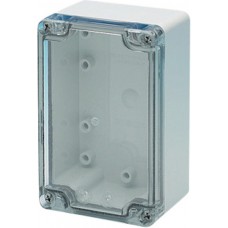 ABT 081607 ENCLOSURE, Plastic Enclosure ABS 65x160x80mm Light Grey / Transparent IP66 / IP67